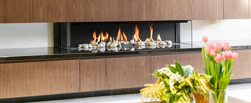 Double-height Fireplace Design Refurbishment in Lealman, Florida
