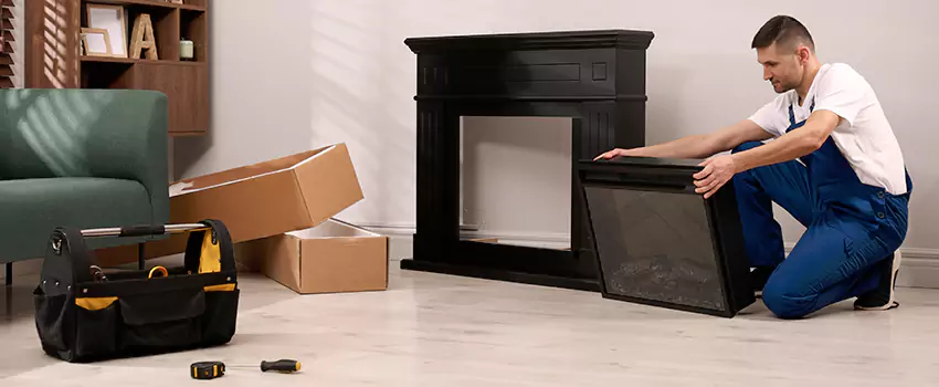 Old Rusted Metal Fireplace Repair And Replacement in Lealman, FL